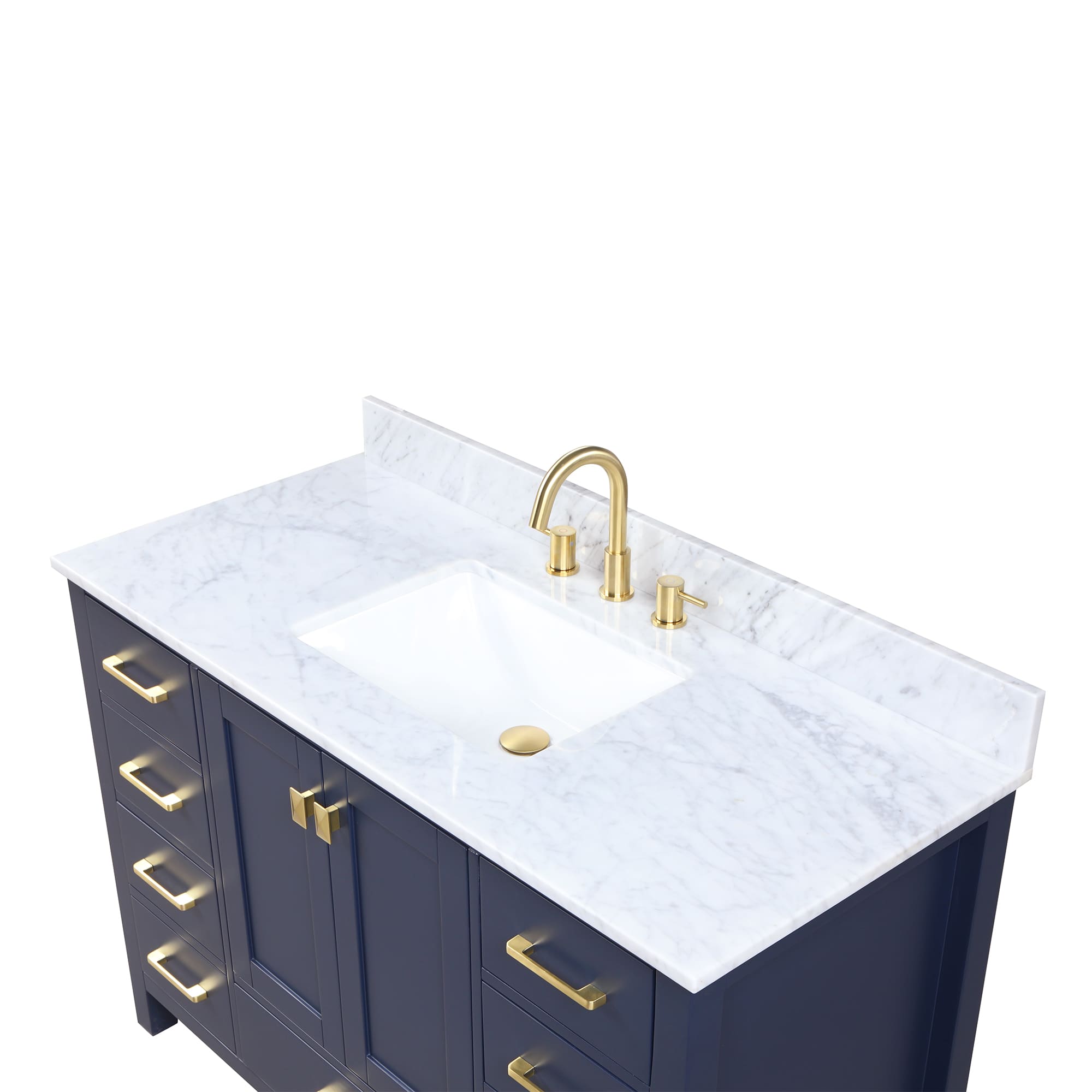 Geneva 48" Bathroom Vanity  #size_48"  #color_navy blue