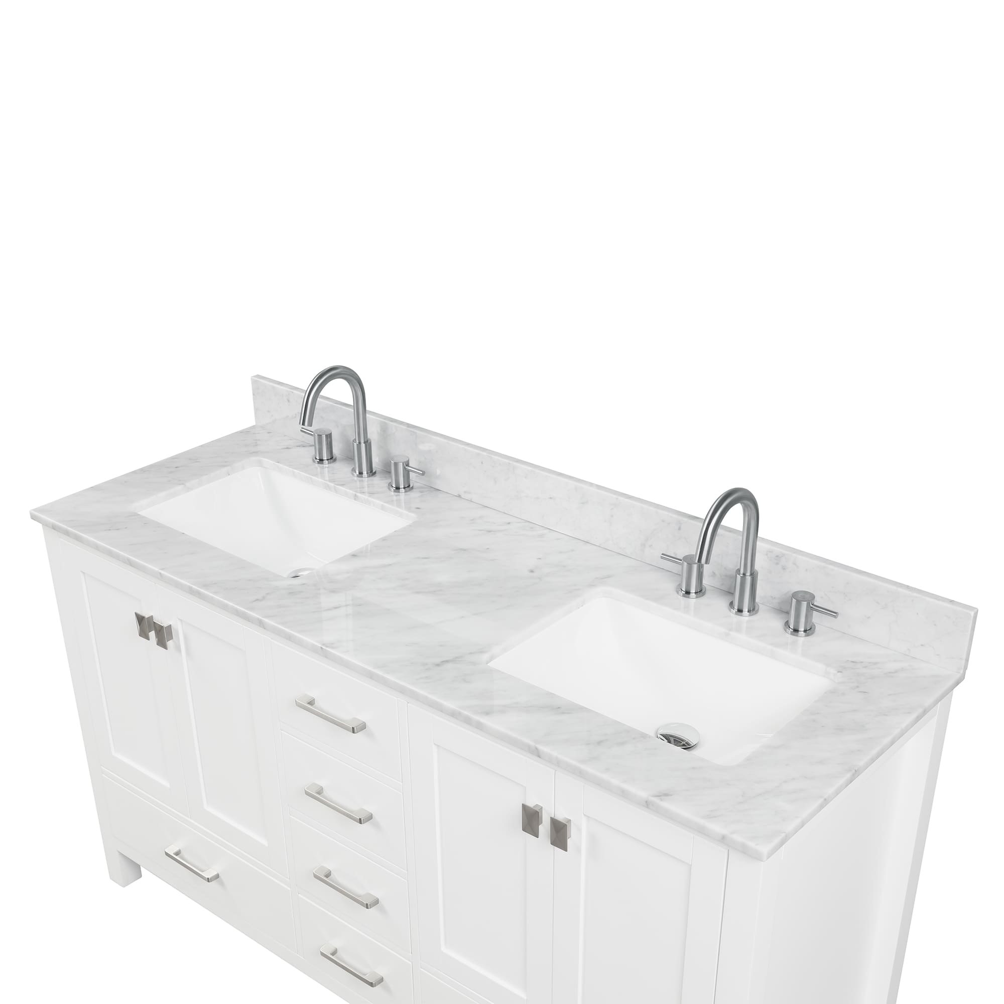 Geneva 60" Bathroom Vanity  #size_60"  #color_matte white