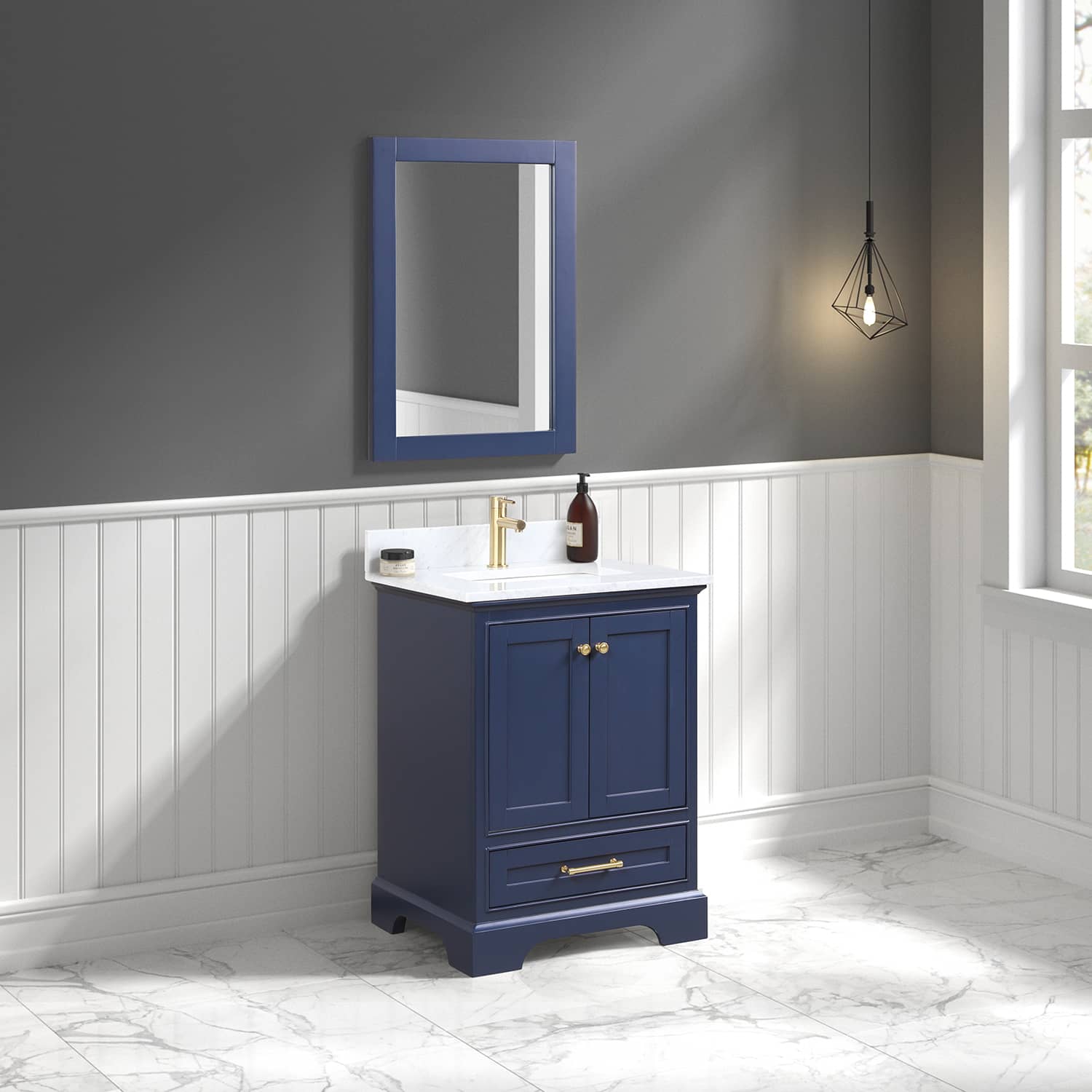 Copenhagen 24" Bathroom Vanity  #size_24"  #color_navy blue