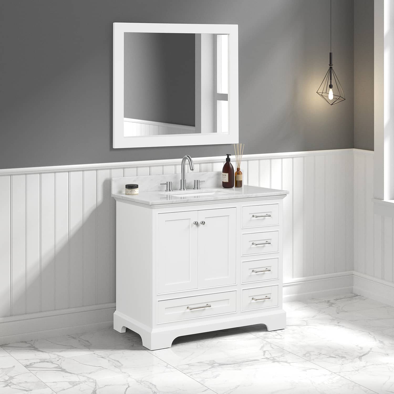 Copenhagen 36" Bathroom Vanity  #size_36"  #color_matte white