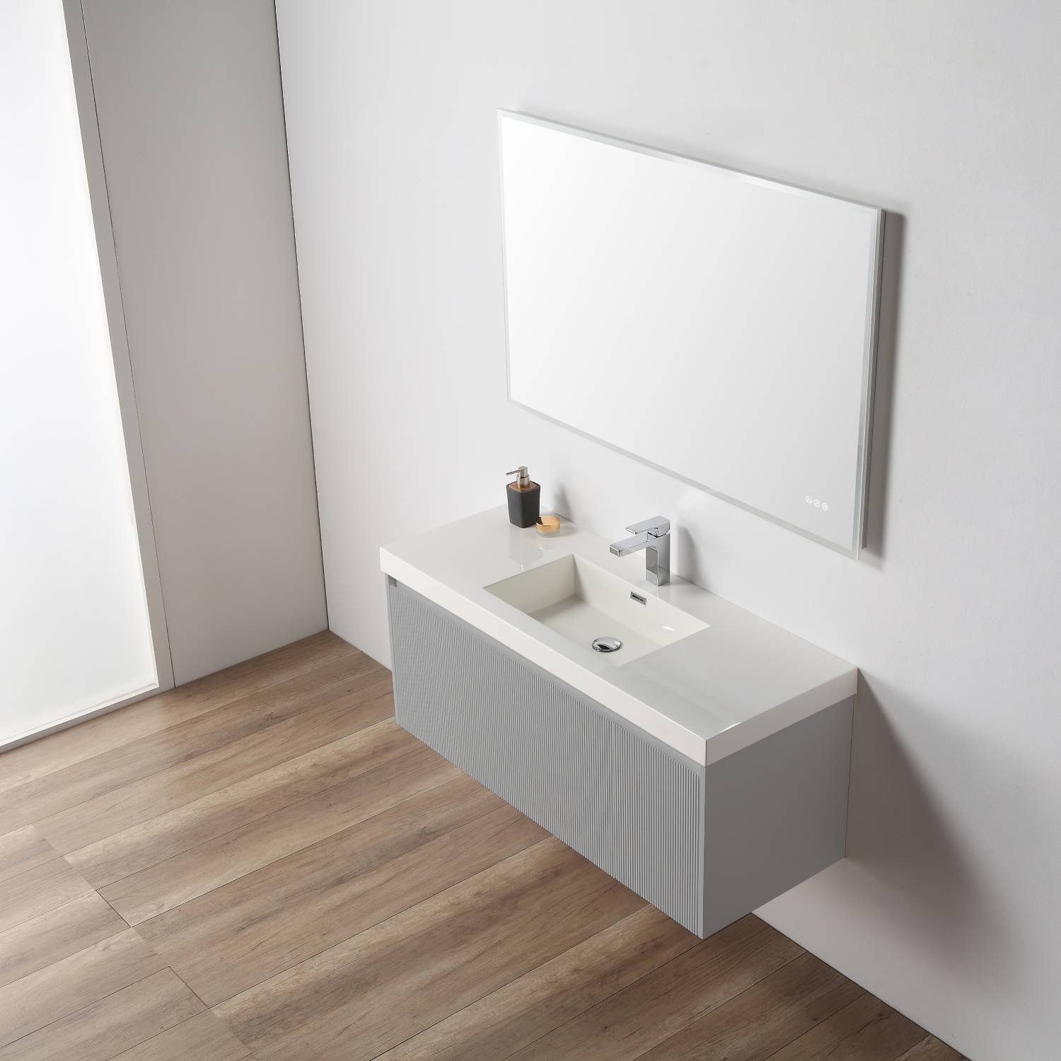 Positano 48" Bathroom Vanity  #size_48"  #color_light grey