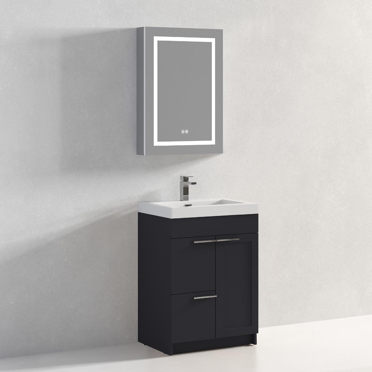 Hanover 24" Bathroom Vanity  #size_24"  #color_charcoal