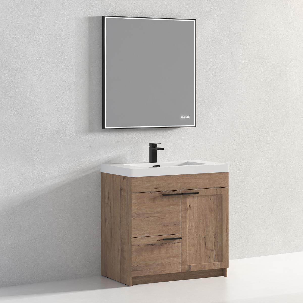 Hanover 36" Bathroom Vanity  #size_36"  #color_classic oak