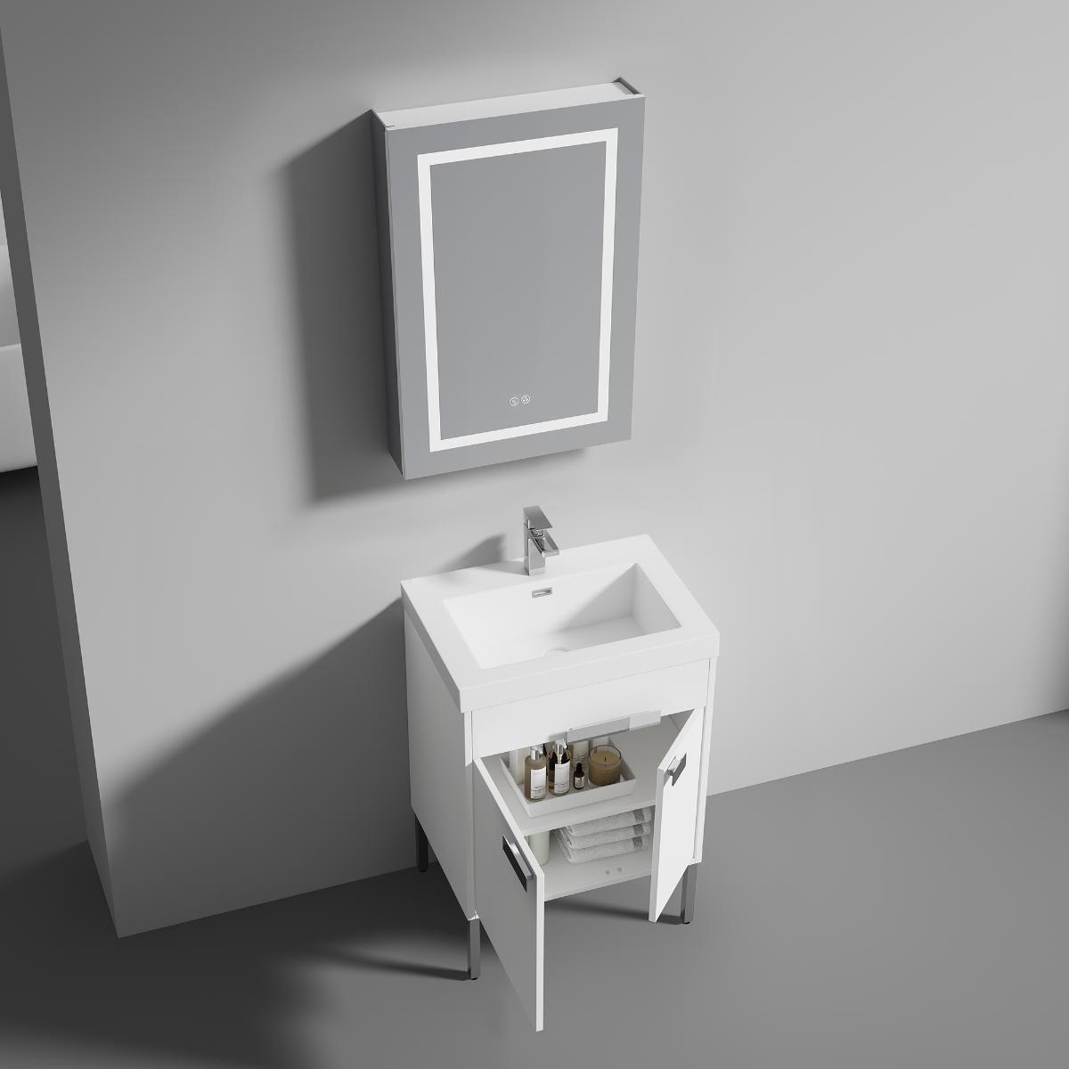 Bari 24" Bathroom Vanity  #size_24"  #color_matte white