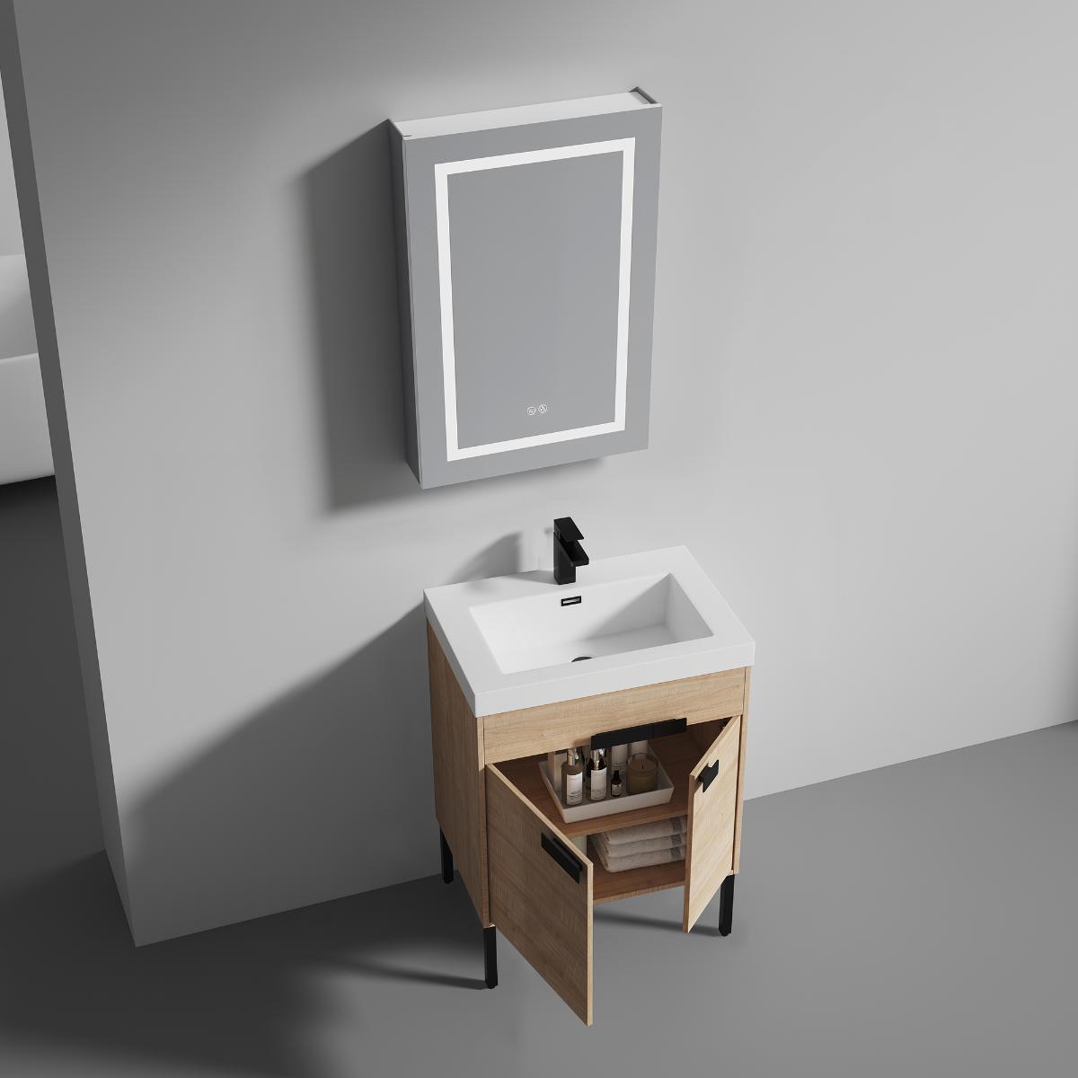 Bari 24" Bathroom Vanity  #size_24"  #color_maple