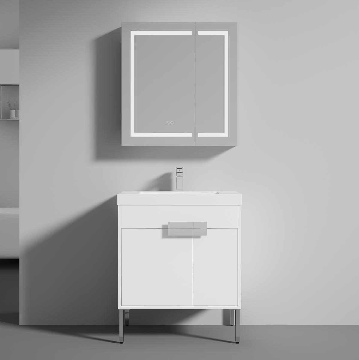 Bari 30" Bathroom Vanity  #size_30"  #color_matte white