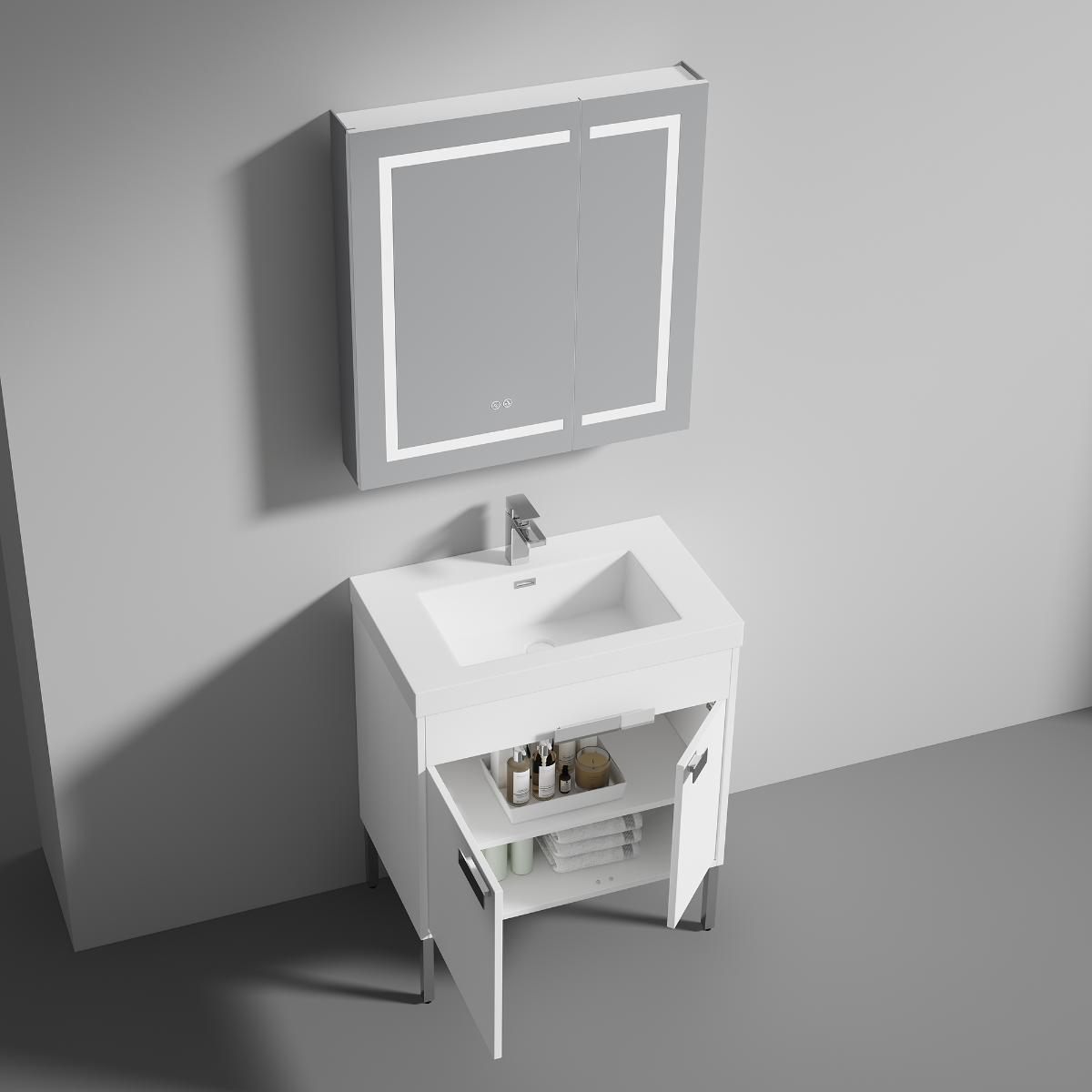 Bari 30" Bathroom Vanity  #size_30"  #color_matte white