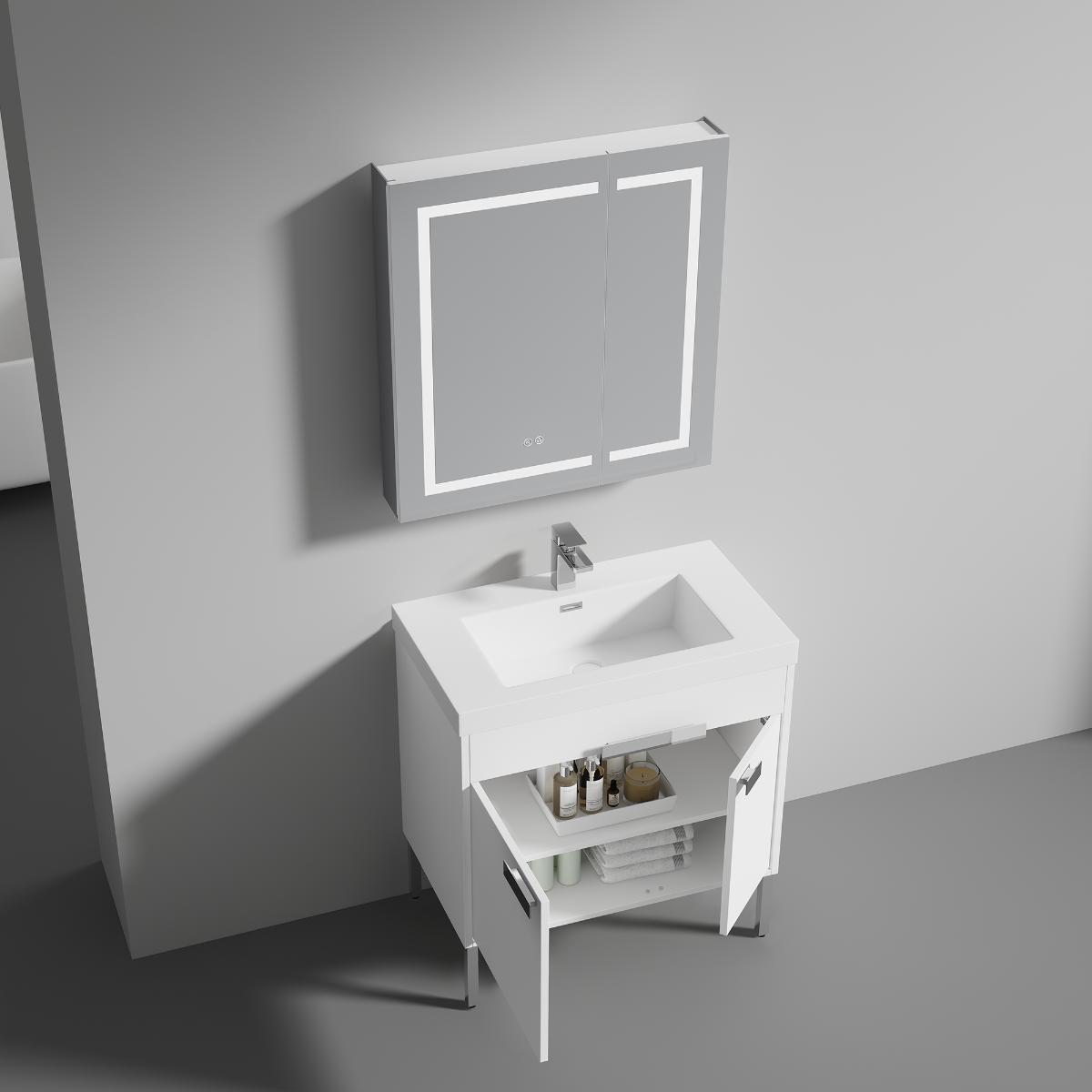 Bari 36" Bathroom Vanity  #size_36"  #color_matte white