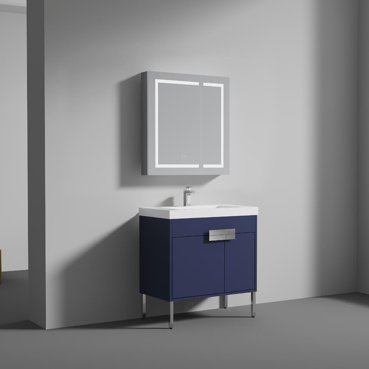 Bari 36" Bathroom Vanity  #size_36"  #color_navy blue