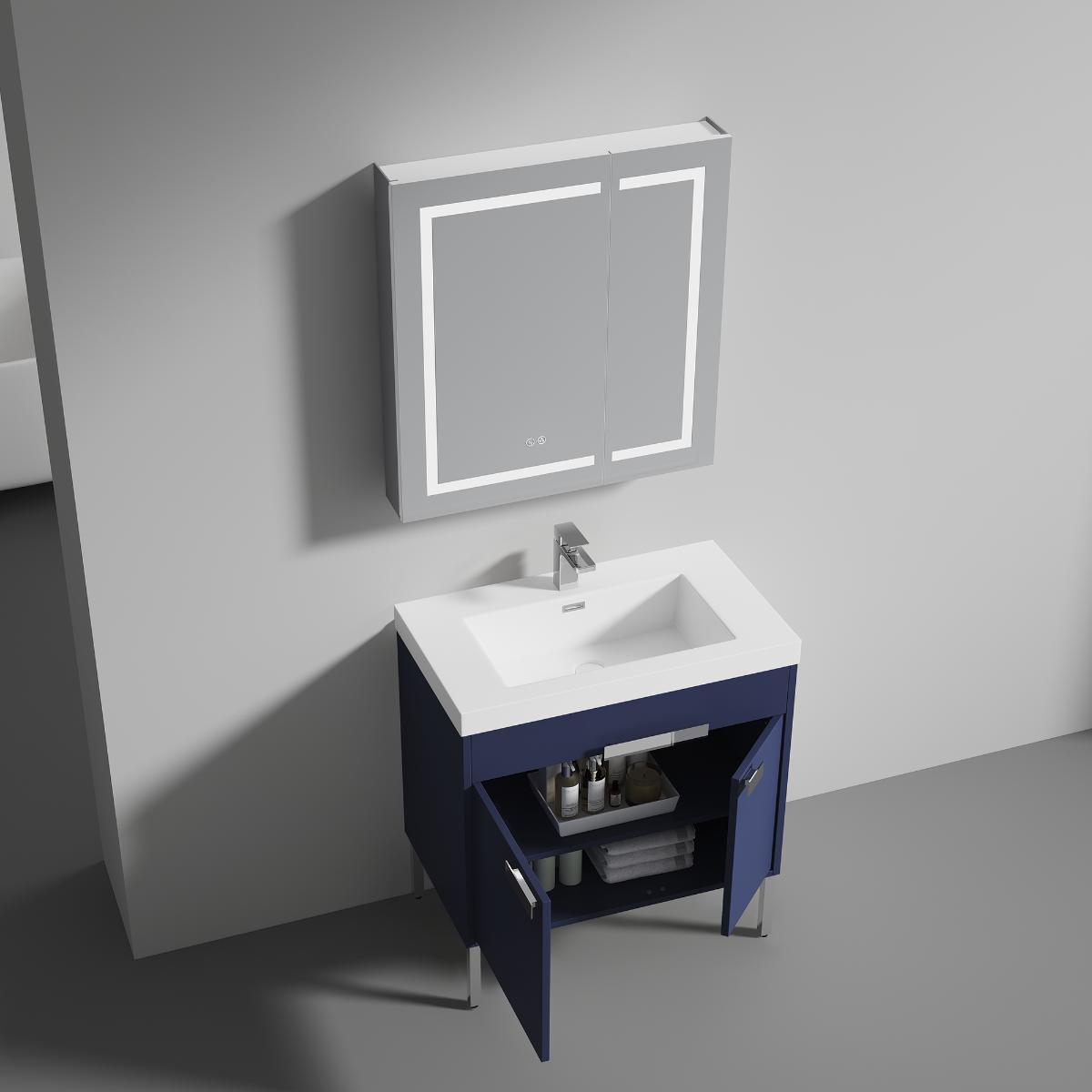 Bari 36" Bathroom Vanity  #size_36"  #color_navy blue