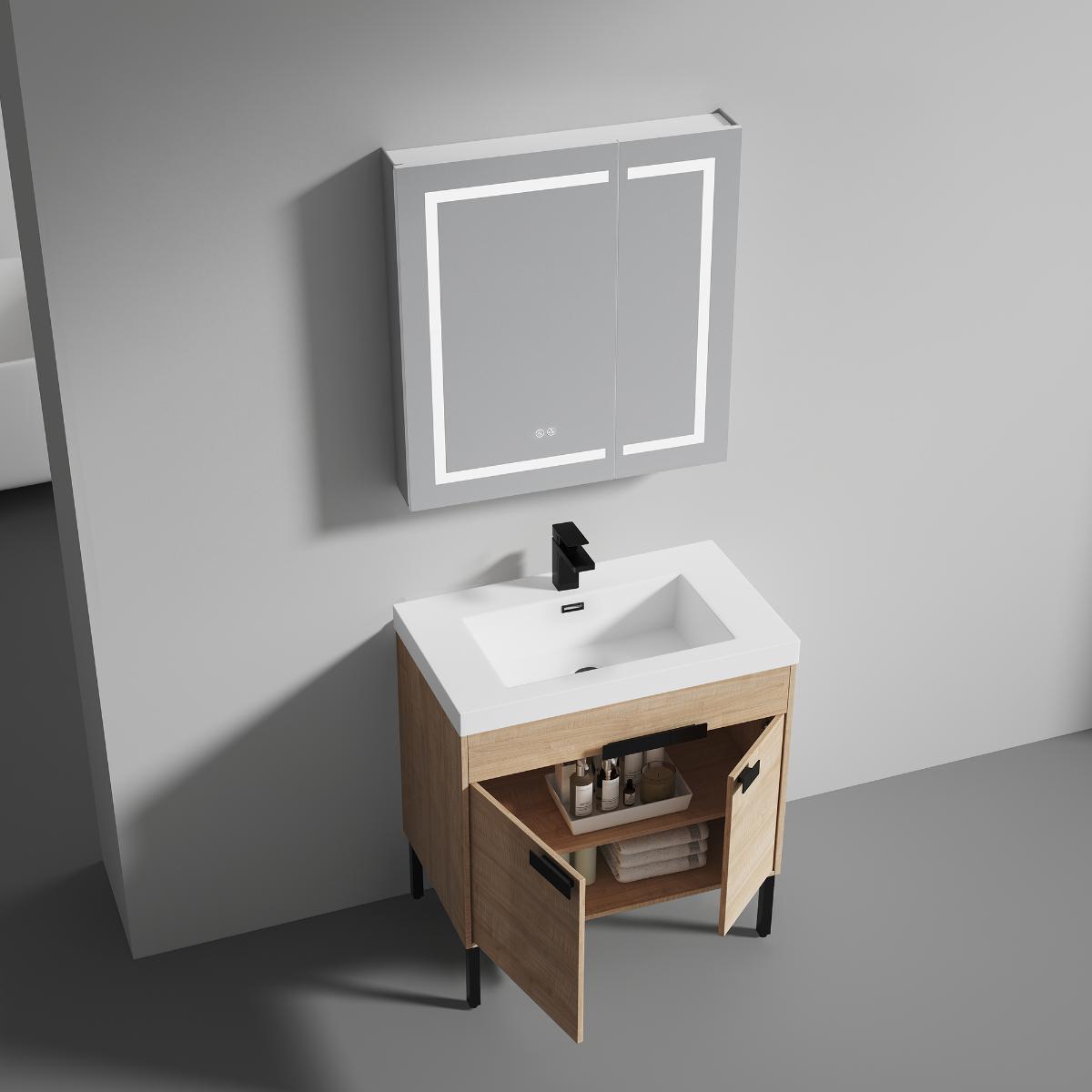 Bari 36" Bathroom Vanity  #size_36"  #color_maple