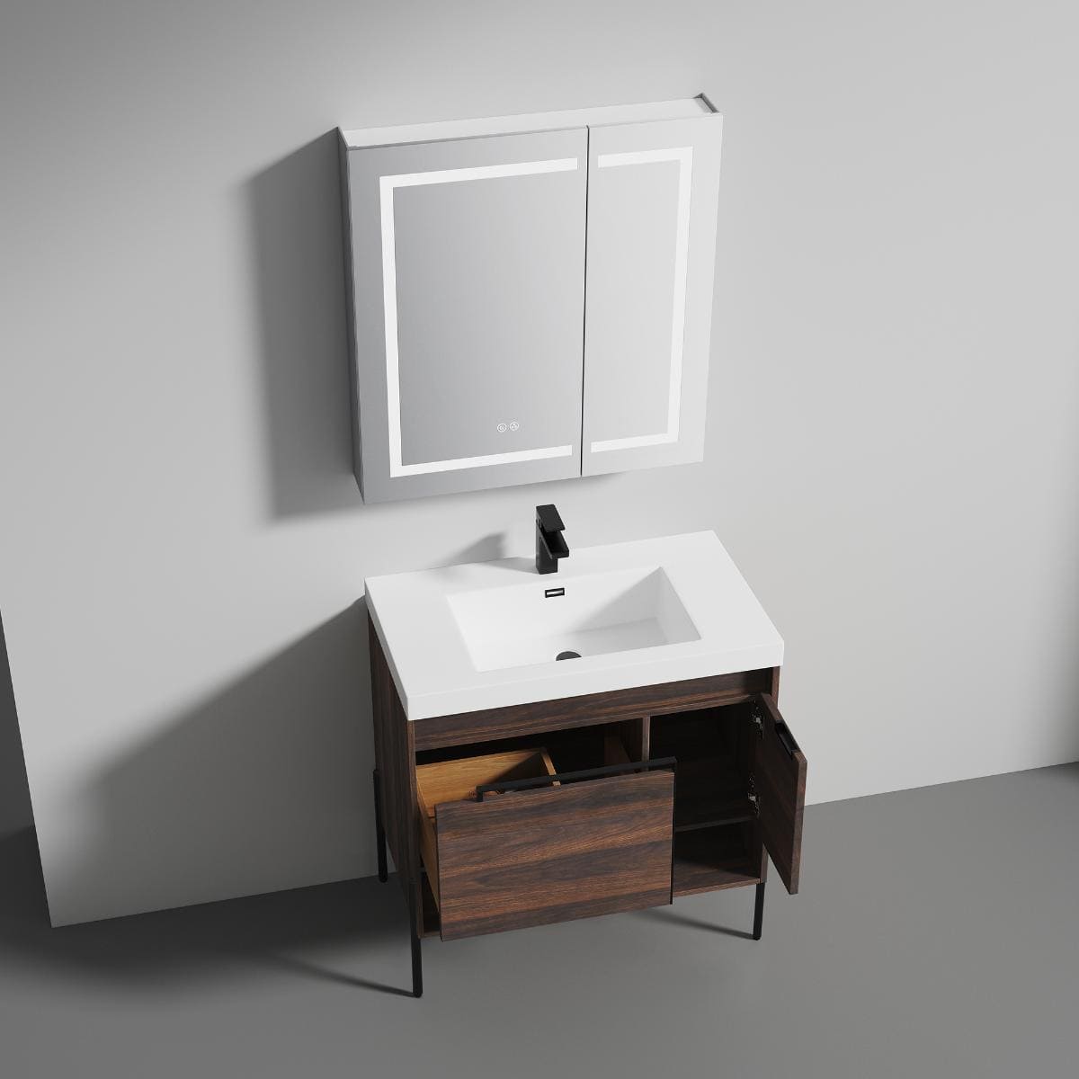 Turin 36" Bathroom Vanity  #size_36"  #color_cali walnut 