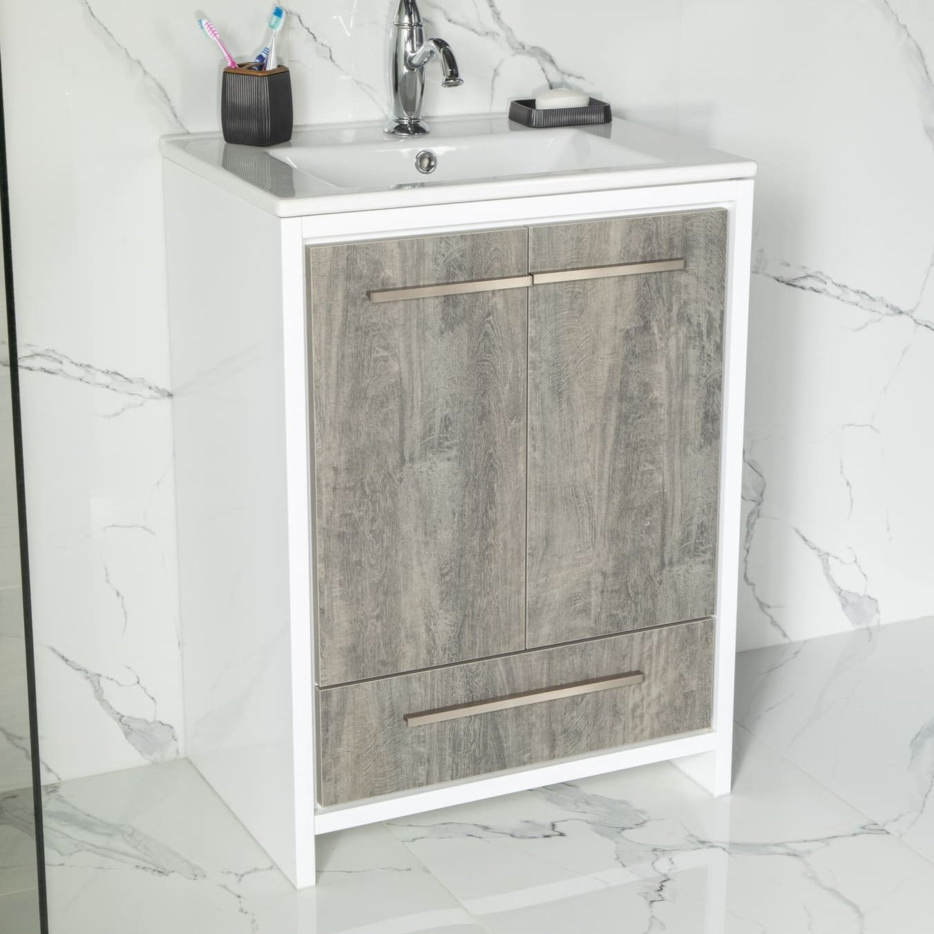 Arte Bathroom Vanity Homelero 26" #size_26" #color_grey oak #hardware_brushed nickel