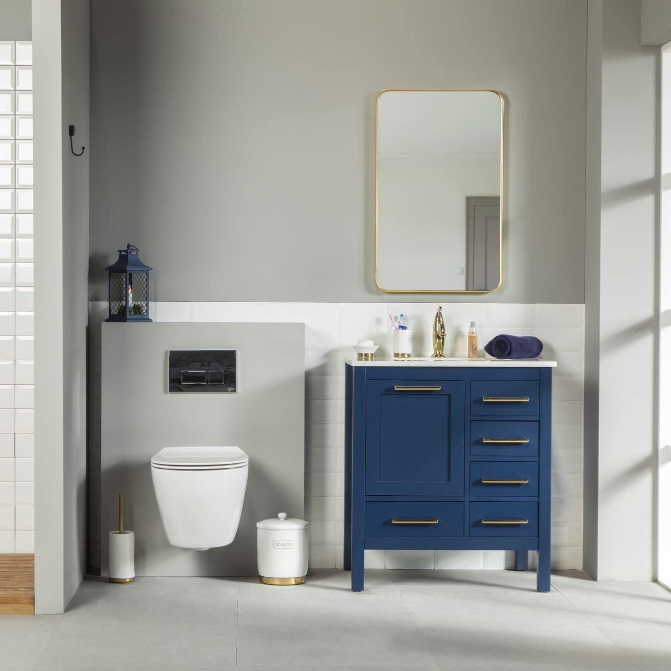 Ahley Bathroom Vanity Homelero 30"  #size_30"  #color_blue  #hardware_brass