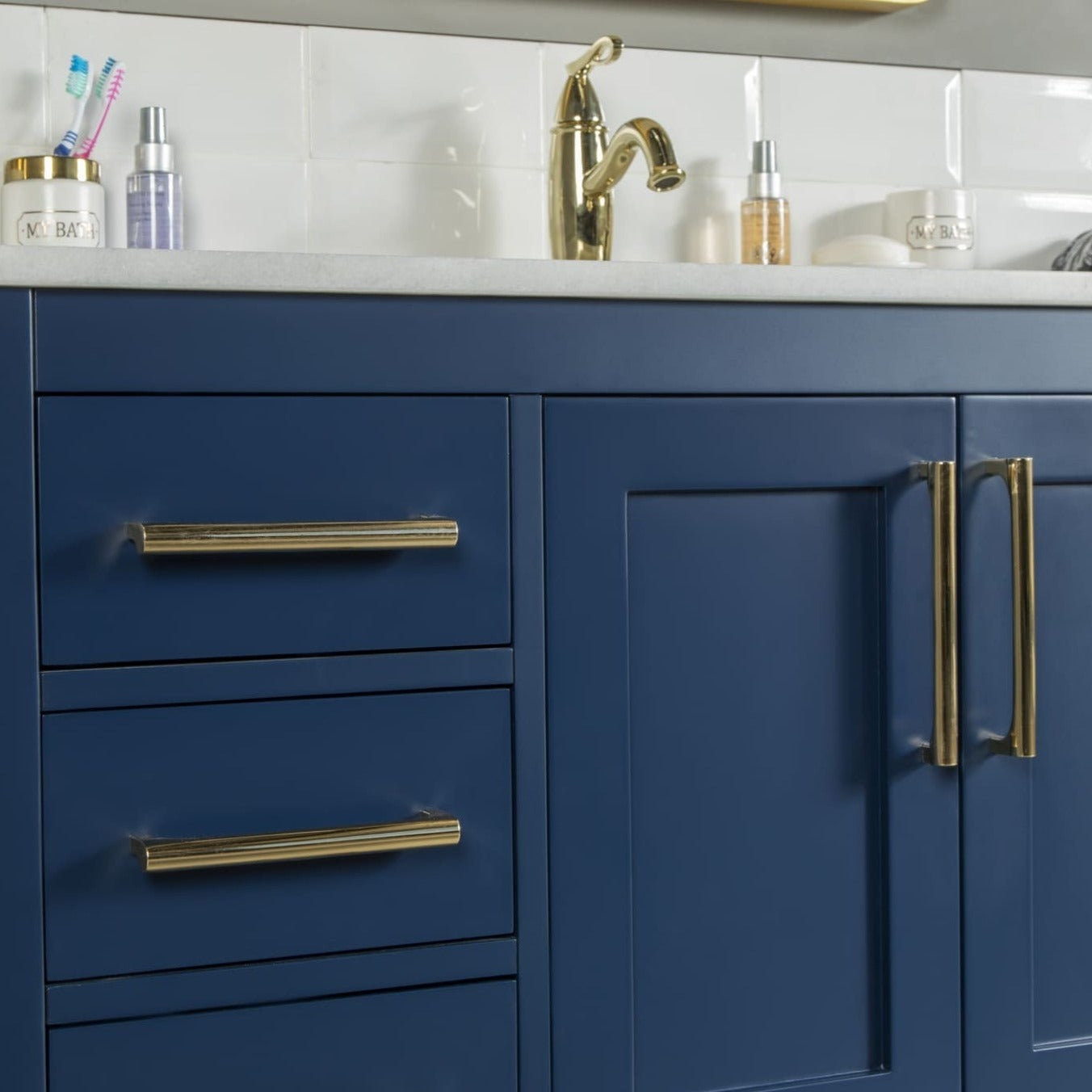 Ahley Bathroom Vanity Homelero 48"  #size_48"  #color_blue  #hardware_brass