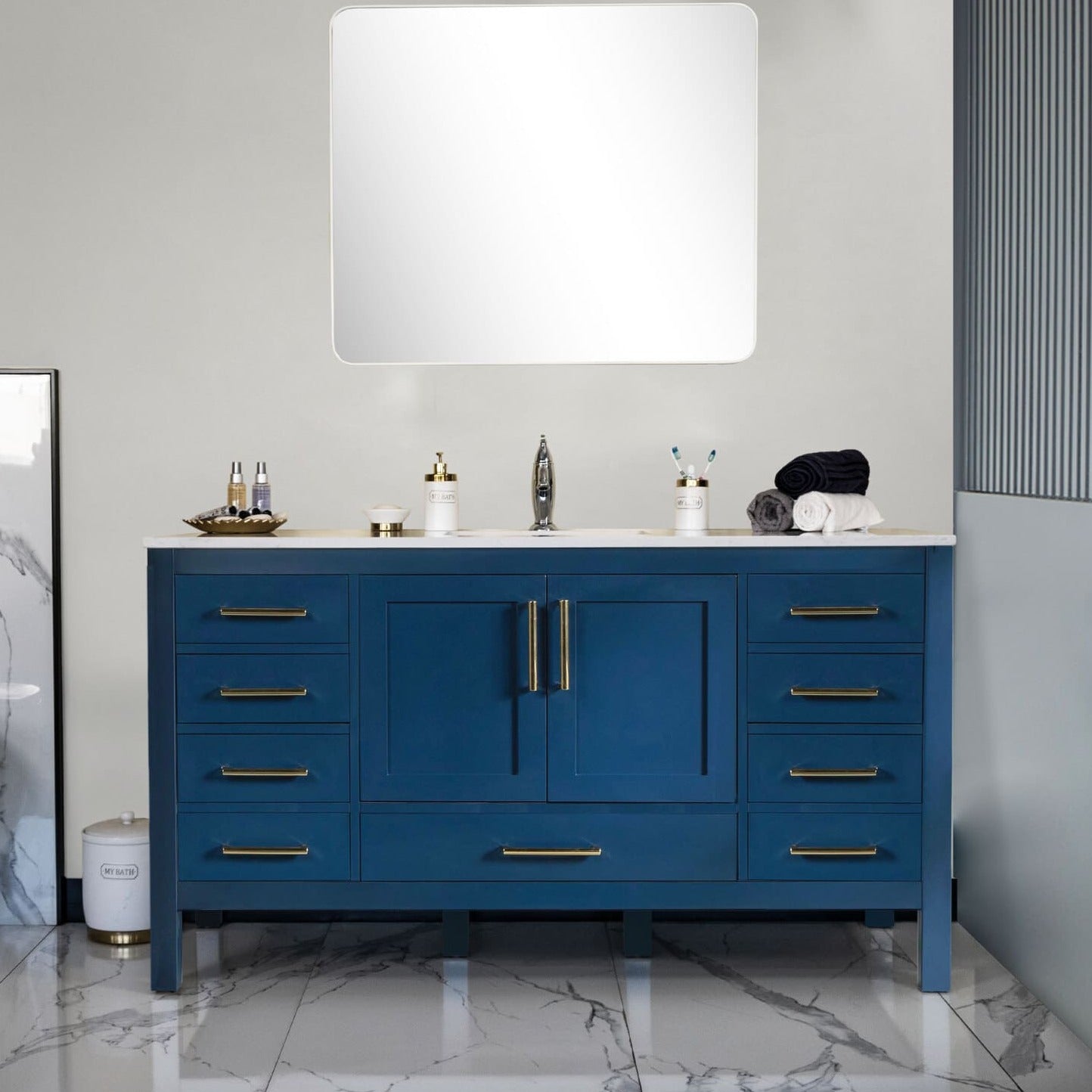 Ahley Bathroom Vanity Homelero 60"  #size_60"  #color_blue  #hardware_brass