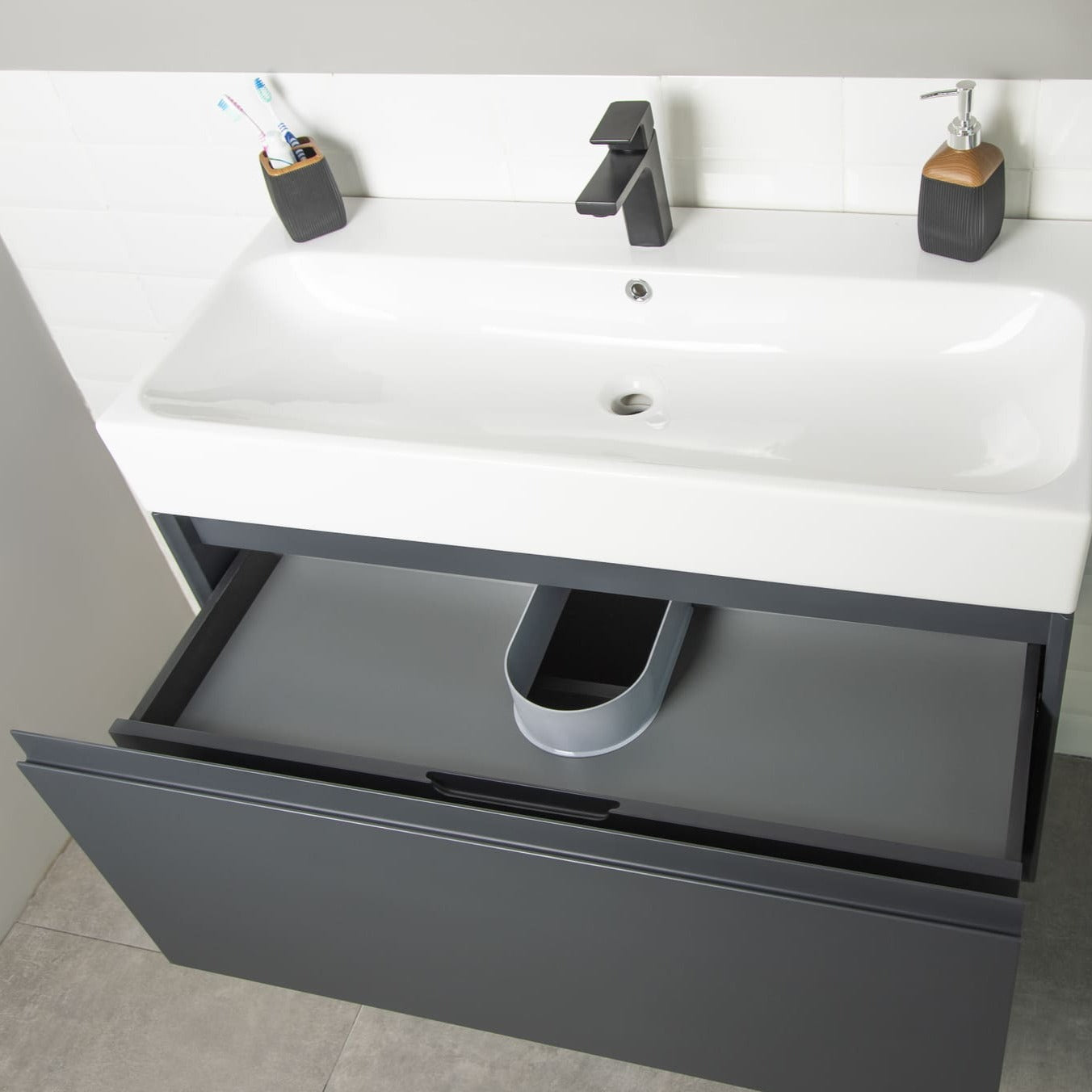 Gala Bathroom Vanity Homelero 39" #size_39" #color_dark grey