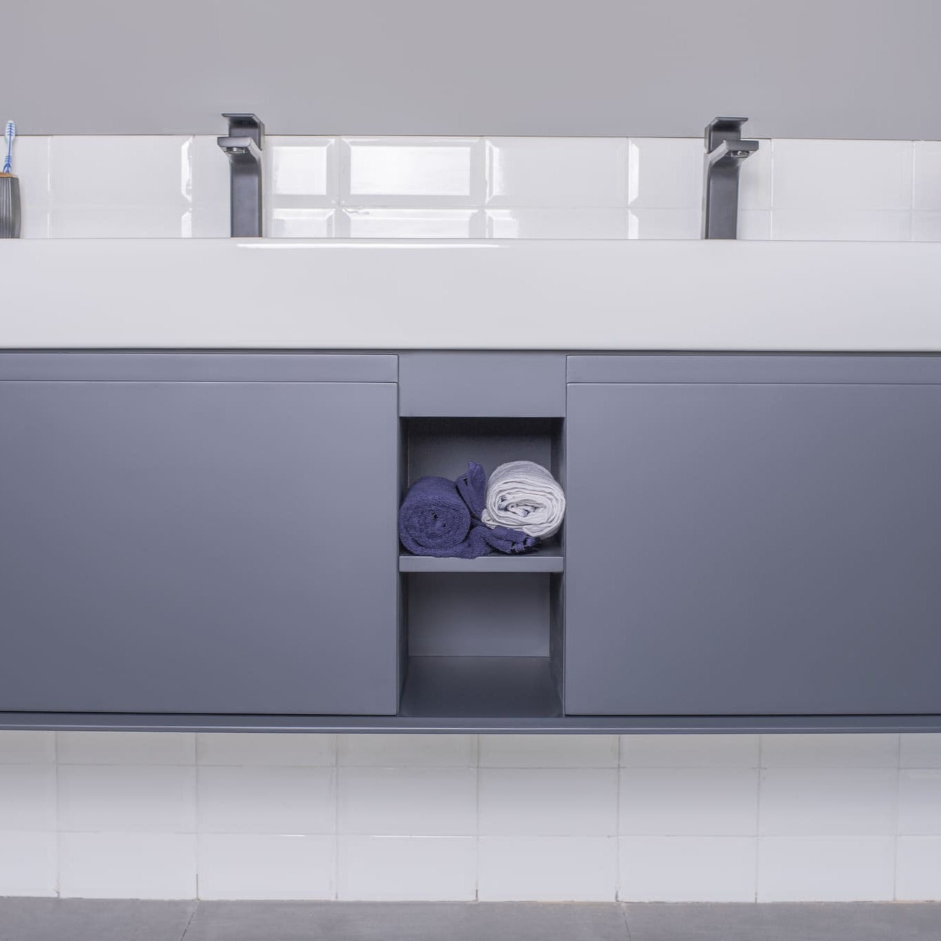 Gala Bathroom Vanity  Homelero 60" #size_60" #color_dark grey