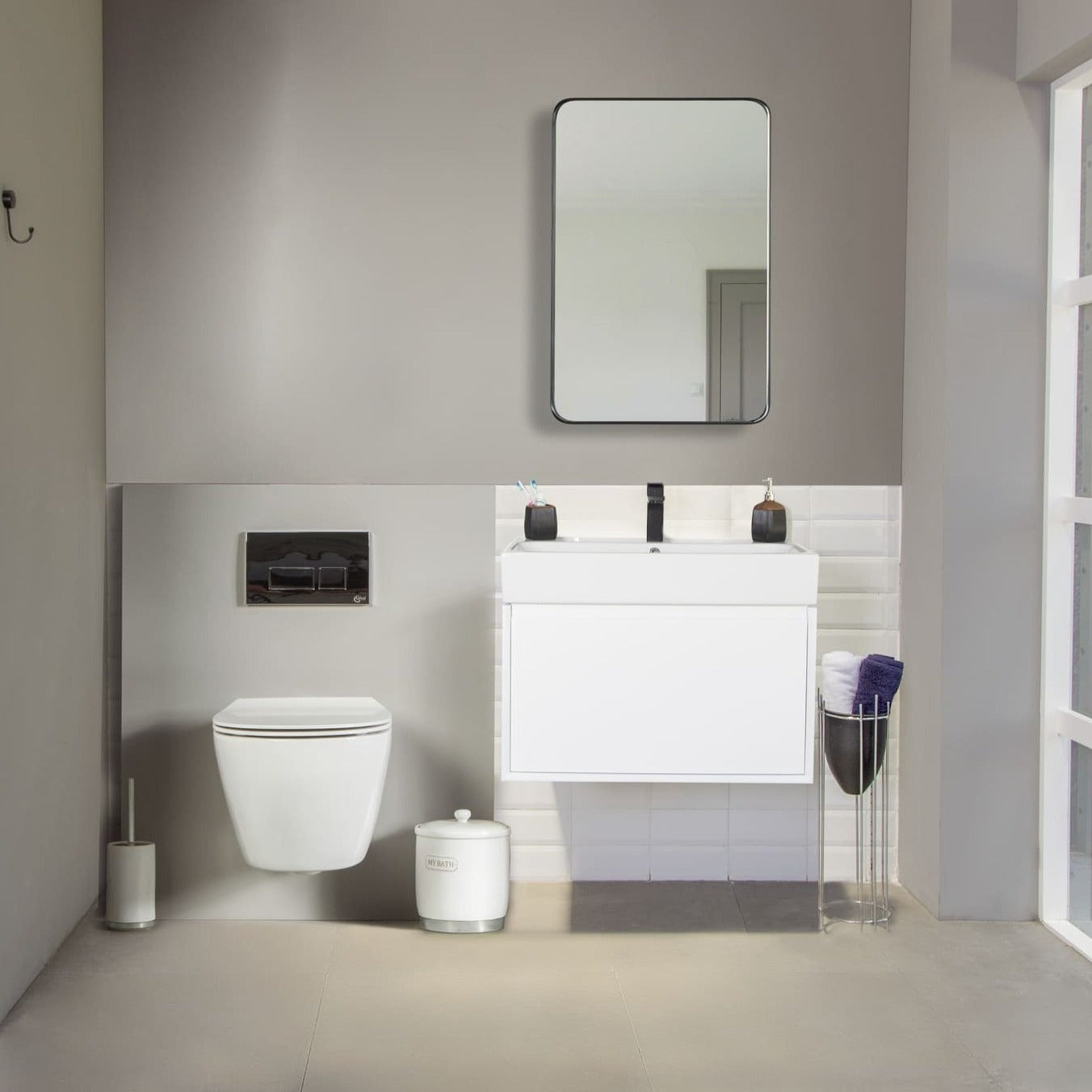 Gala Bathroom Vanity  Homelero 30" #size_30" #color_white 