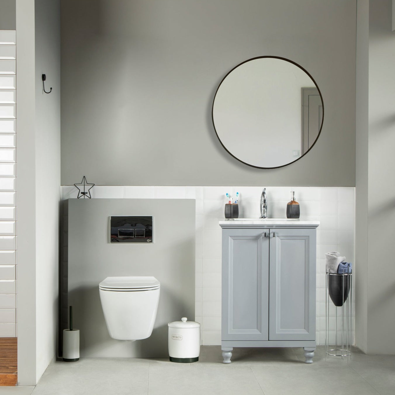 Isabel  Bathroom Vanity Homelero 24" #size_24" #color_grey 