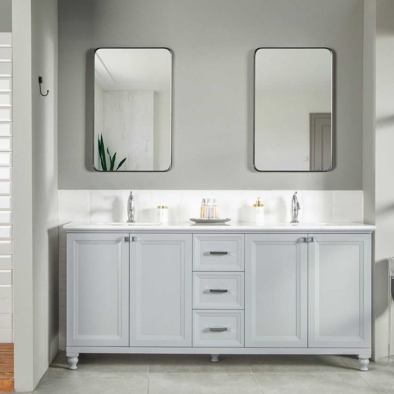 Isabel  Bathroom Vanity Homelero 72" #size_72" #color_grey