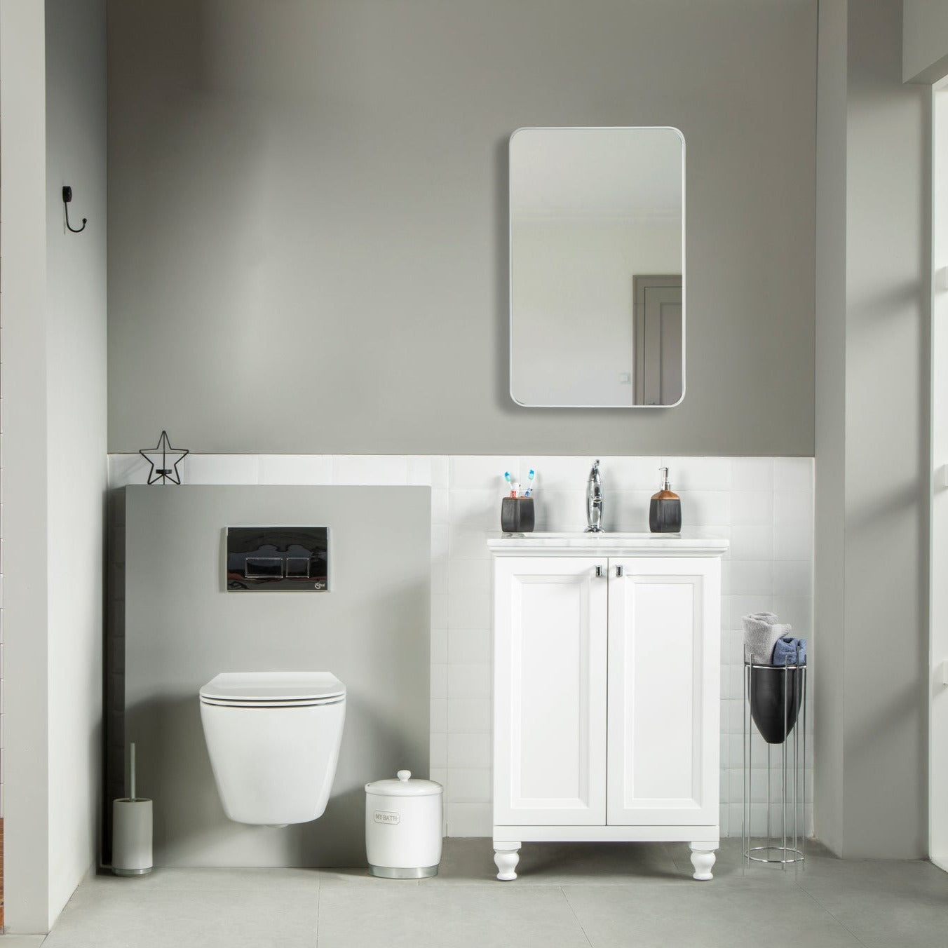 Isabel  Bathroom Vanity Homelero 24" #size_24" #color_white