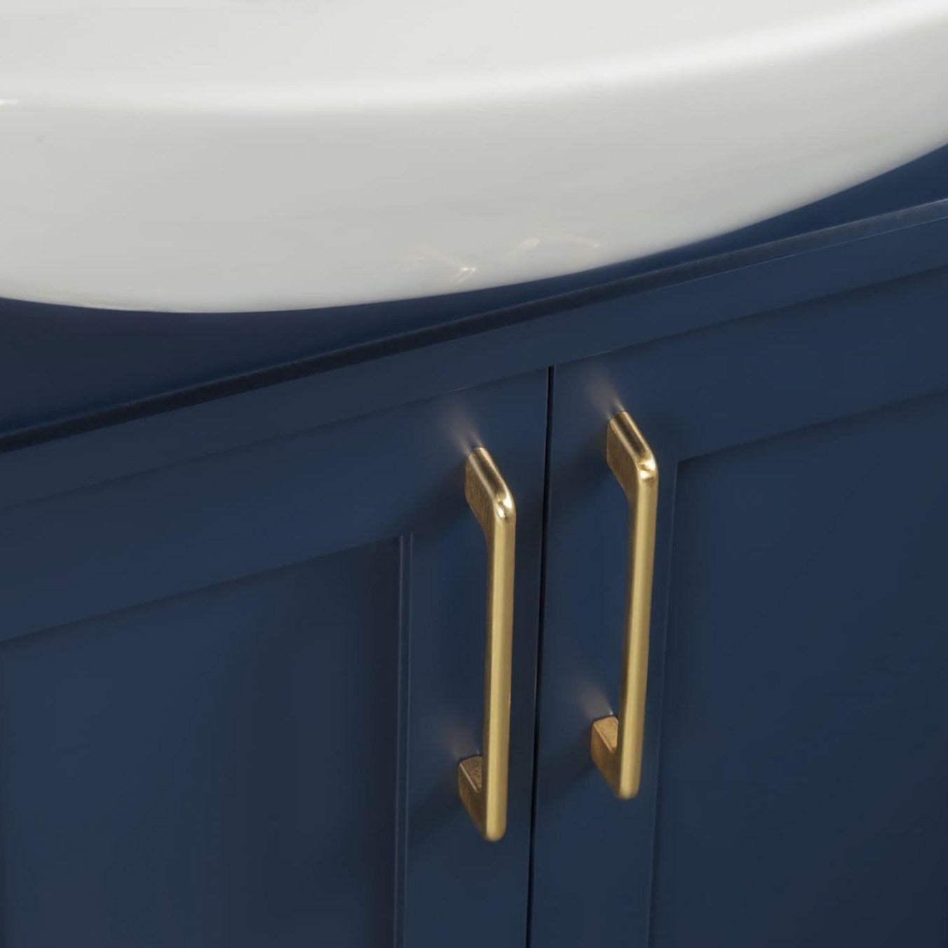 Luna Bathroom Vanity Homelero 24" #size_24" #color_navy blue #hardware_brass