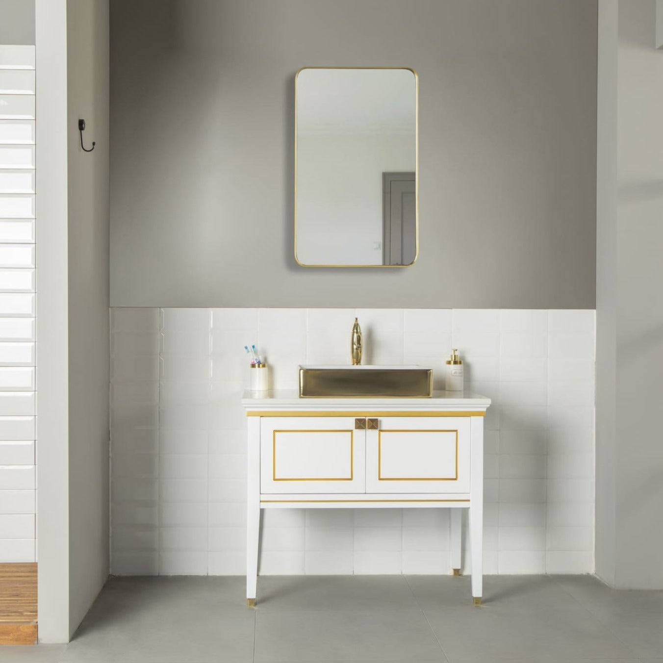 Manhattan Bathroom Vanity Homelero 36" #size_36" #color_white  